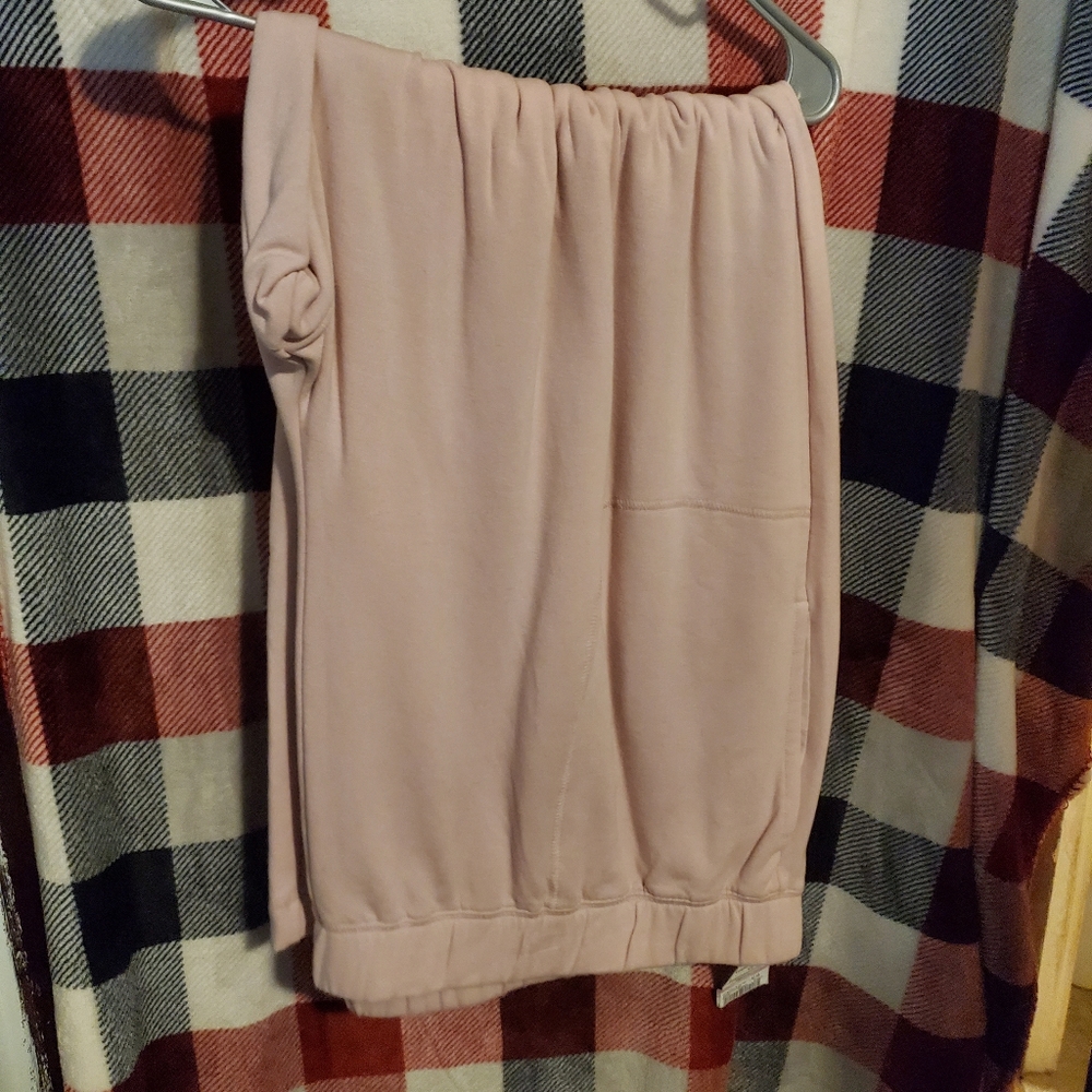 Pink sweat pants